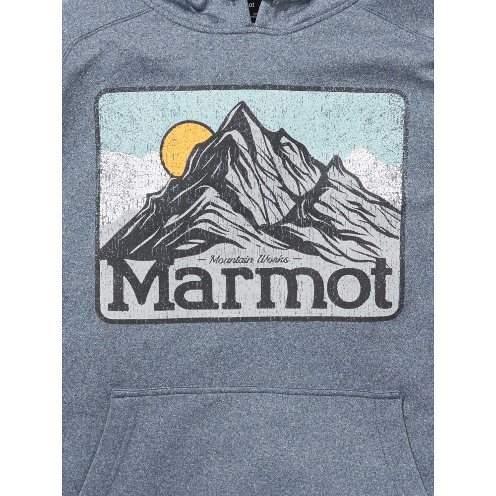 Sudaderas Marmot Ofertas - Mountain Peaks Ropa Marmot Hombre Azules Oscuro